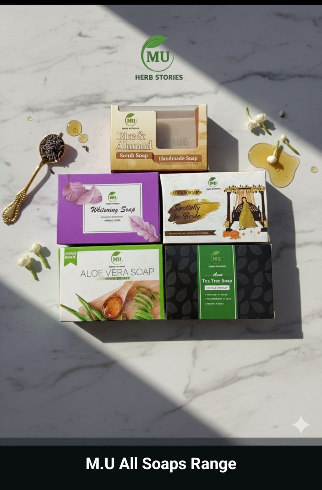 M.U Herbiotics Signature Herbal Soap Collection Bundle – 5x200g